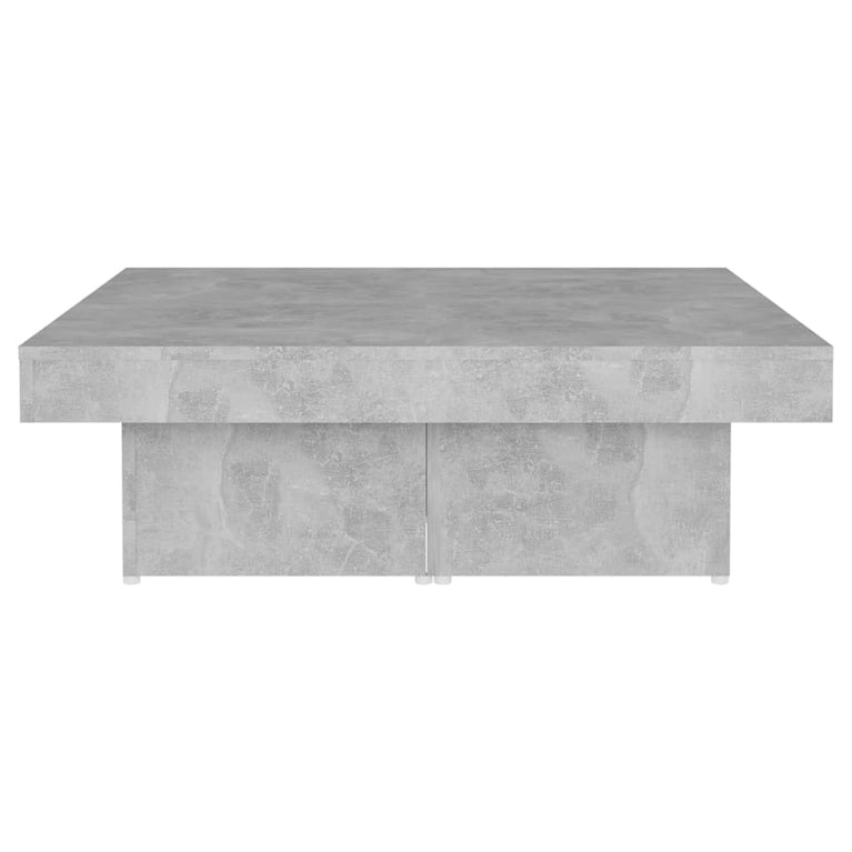 Salontafel 90x90x28 cm spaanplaat betongrijs MeubelReus
