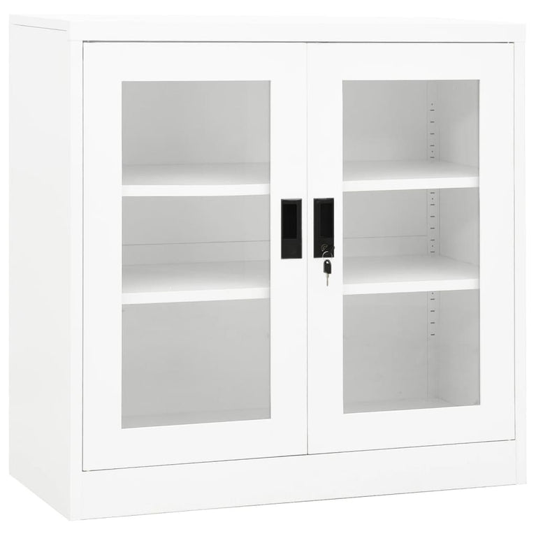 Kantoorkast 90x40x90 cm staal wit MeubelReus