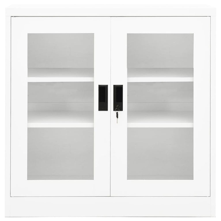 Kantoorkast 90x40x90 cm staal wit MeubelReus