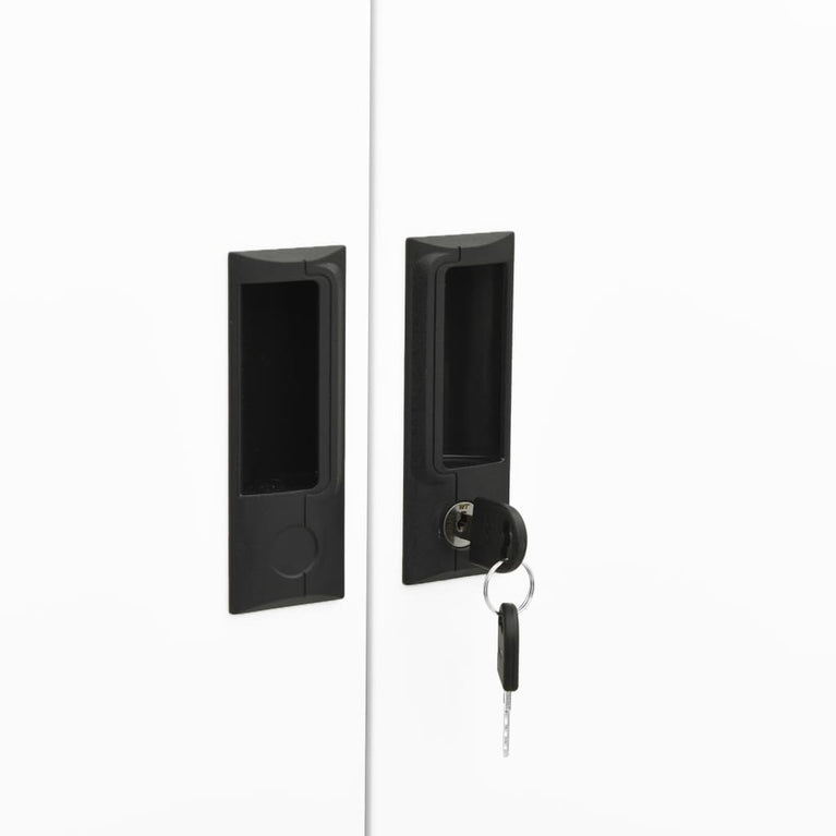 Kantoorkast 90x40x180 cm staal wit MeubelReus