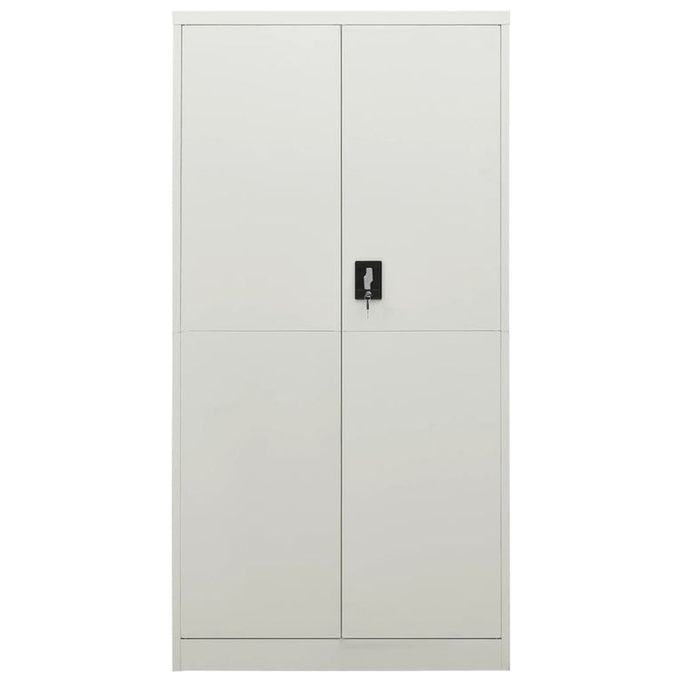 Lockerkast 90x40x180 cm staal lichtgrijs MeubelReus