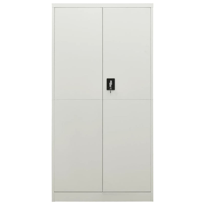 Lockerkast 90x40x180 cm staal lichtgrijs MeubelReus