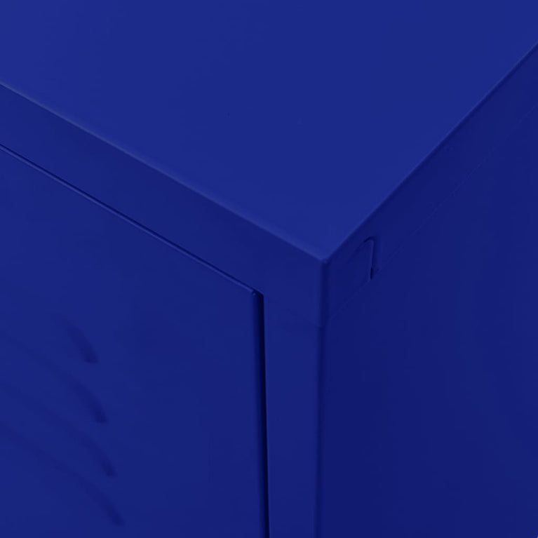 Tv-meubel 105x35x50 cm staal marineblauw