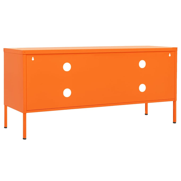 Tv-meubel 105x35x50 cm staal oranje