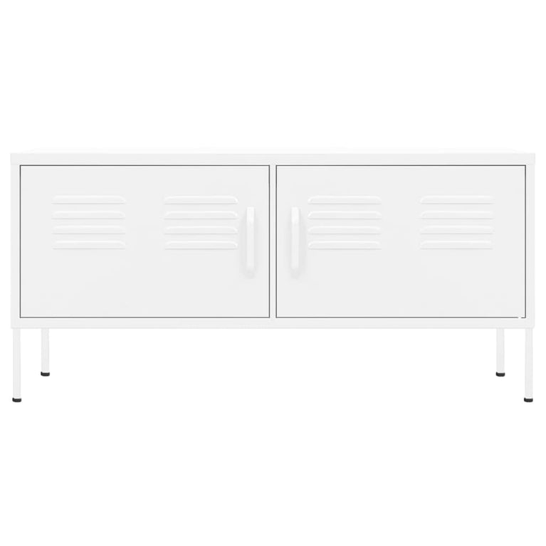 Tv-meubel 105x35x50 cm staal wit MeubelReus