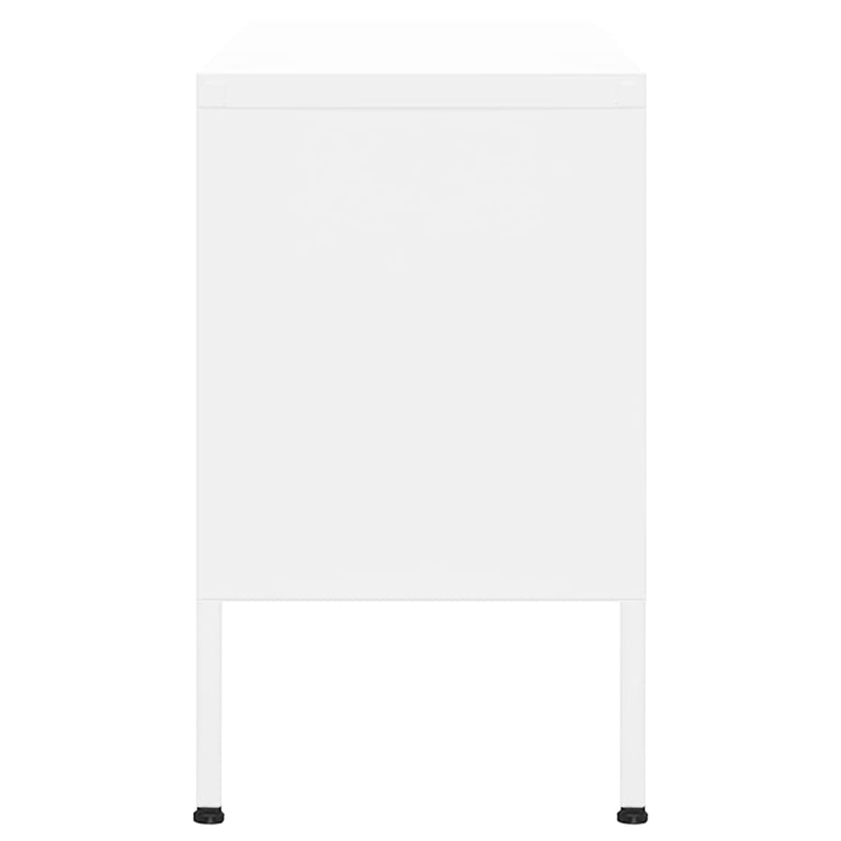 Tv-meubel 105x35x50 cm staal wit MeubelReus
