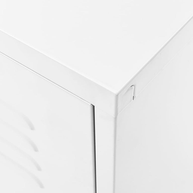 Tv-meubel 105x35x50 cm staal wit MeubelReus