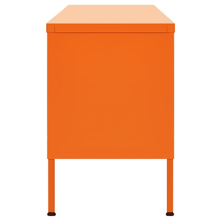 Tv-meubel 105x35x50 cm staal oranje
