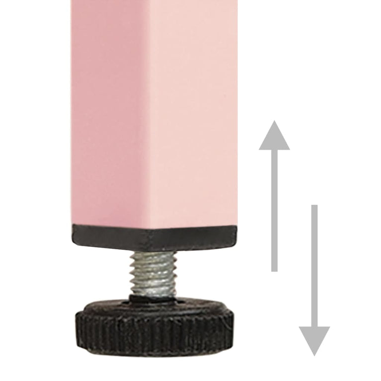 Tv-meubel 105x35x50 cm staal roze