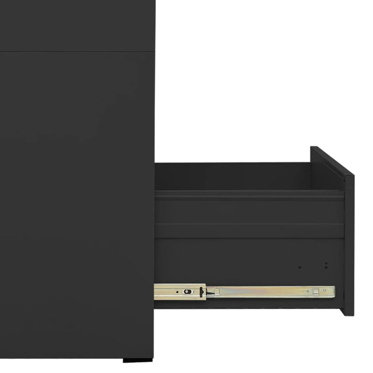 Archiefkast 46x62x133 cm staal antracietkleurig MeubelReus