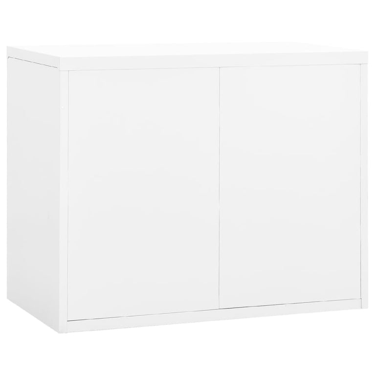 Archiefkast 90x46x72,5 cm staal wit MeubelReus