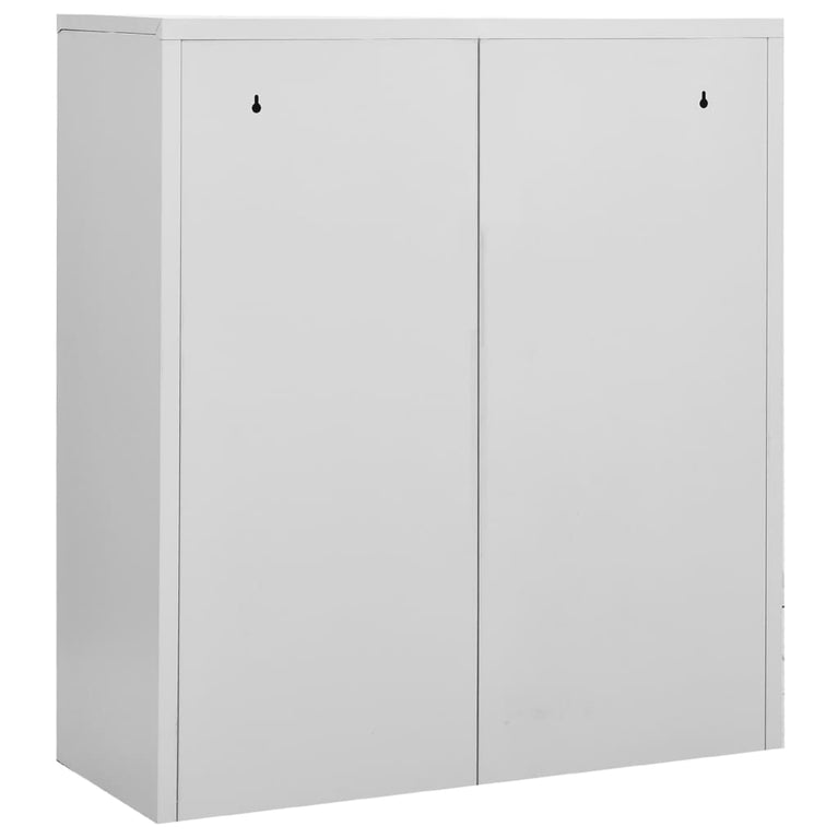 Kantoorkast 90x40x102 cm staal lichtgrijs MeubelReus