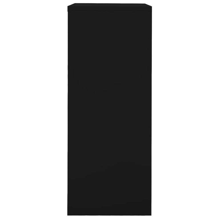 Kantoorkast 90x40x102 cm staal zwart MeubelReus