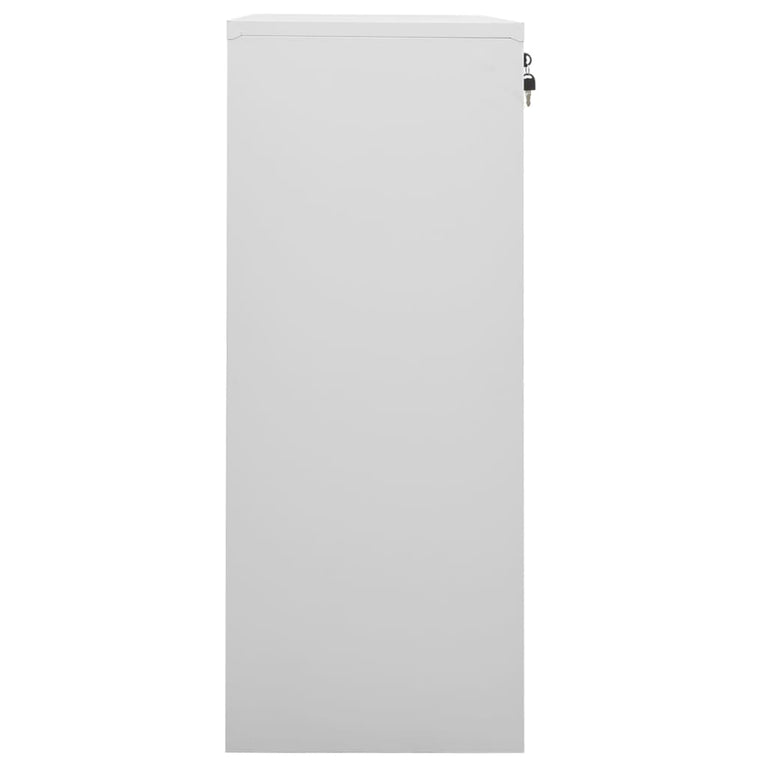 Kantoorkast 90x40x102 cm staal lichtgrijs MeubelReus