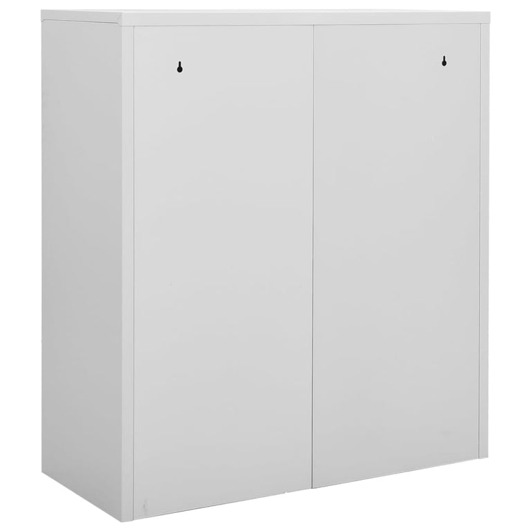 Kantoorkast 90x40x102 cm staal lichtgrijs MeubelReus
