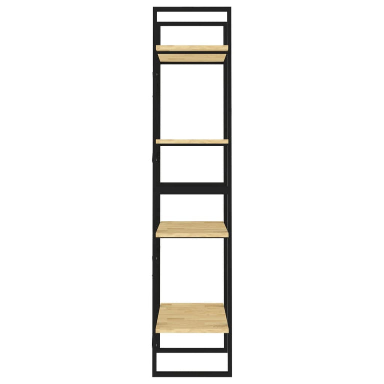 Boekenkast met 4 schappen 60x30x140 cm massief grenenhout MeubelReus