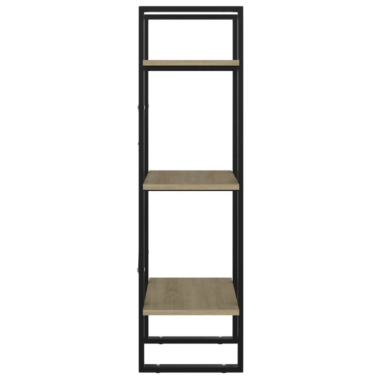 Boekenkast met 3 schappen 40x30x105 cm spaanplaat sonoma eiken MeubelReus