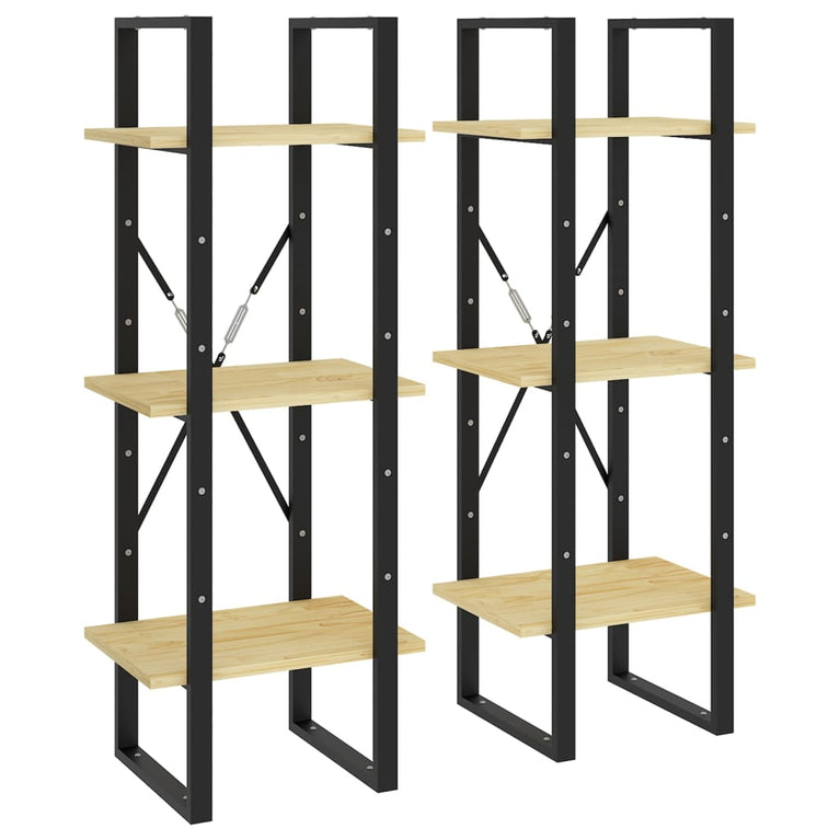 Hoge kast 40x30x210 cm massief grenenhout MeubelReus