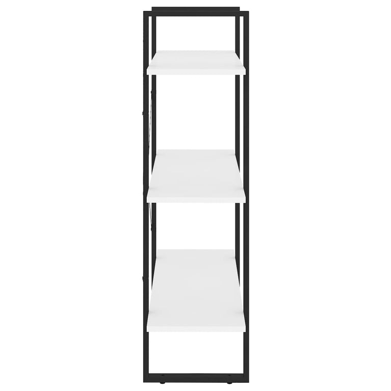 Boekenkast 80x30x105 cm bewerkt hout wit MeubelReus
