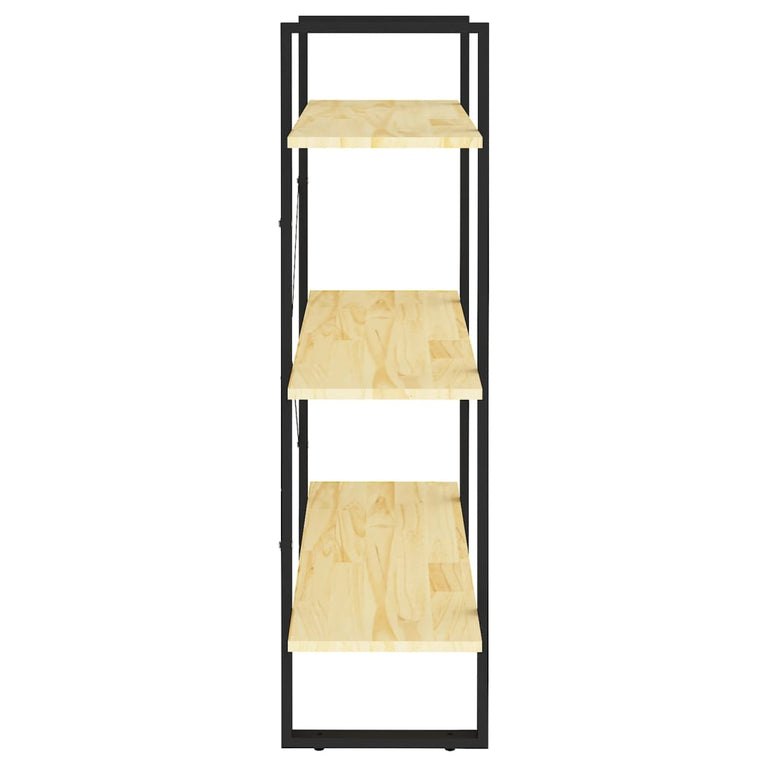 Boekenkast met 3 schappen 80x30x105 cm massief grenenhout MeubelReus