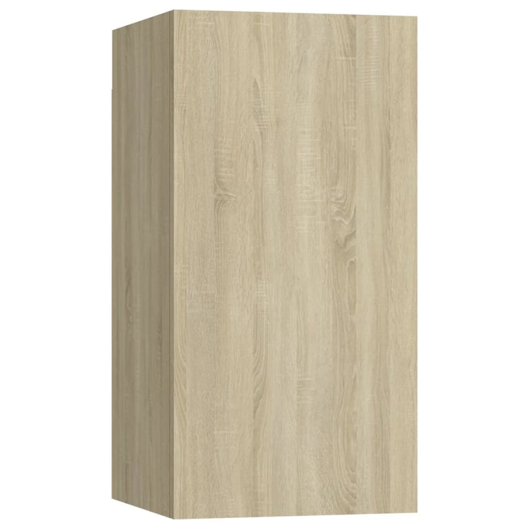 Tv-meubelen 7 st 30,5x30x60 cm spaanplaat sonoma eikenkleurig MeubelReus