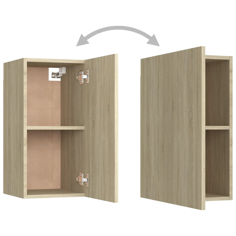 Tv-meubelen 7 st 30,5x30x60 cm spaanplaat sonoma eikenkleurig MeubelReus