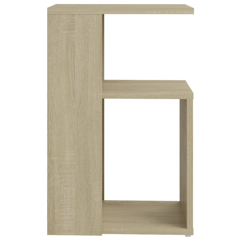 Bijzettafel 36x30x56 cm spaanplaat sonoma eikenkleurig