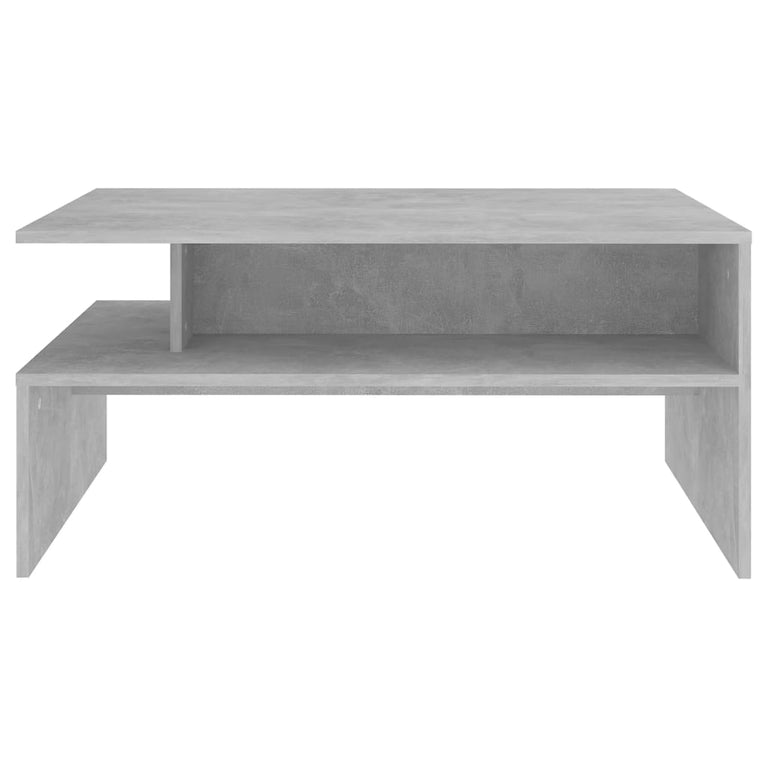 Salontafel 90x60x42,5 cm spaanplaat betongrijs MeubelReus