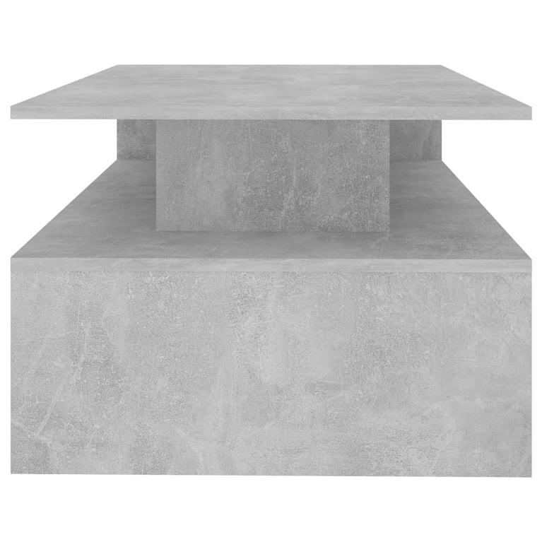 Salontafel 90x60x42,5 cm spaanplaat betongrijs MeubelReus