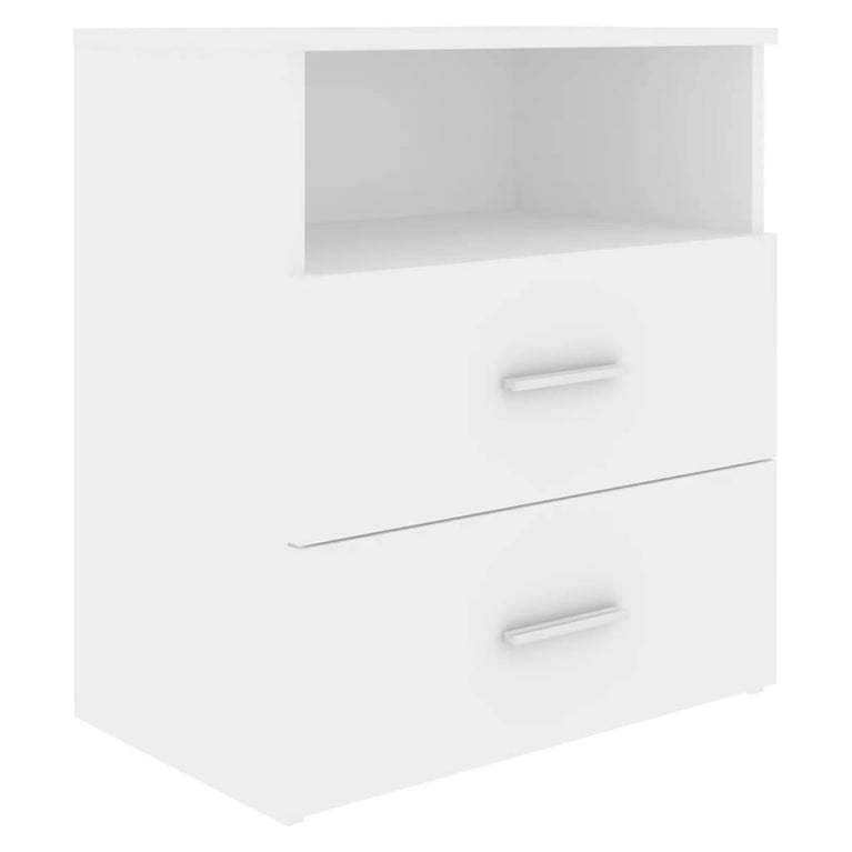 Nachtkastjes 2 st 50x32x60 cm wit MeubelReus