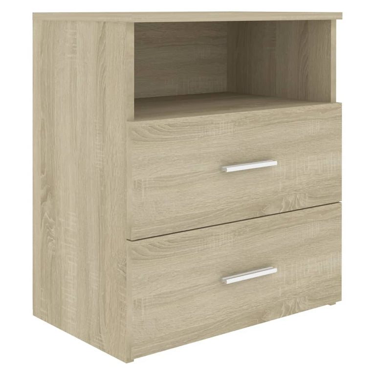 Nachtkastjes 2 st 50x32x60 cm sonoma eikenkleurig MeubelReus