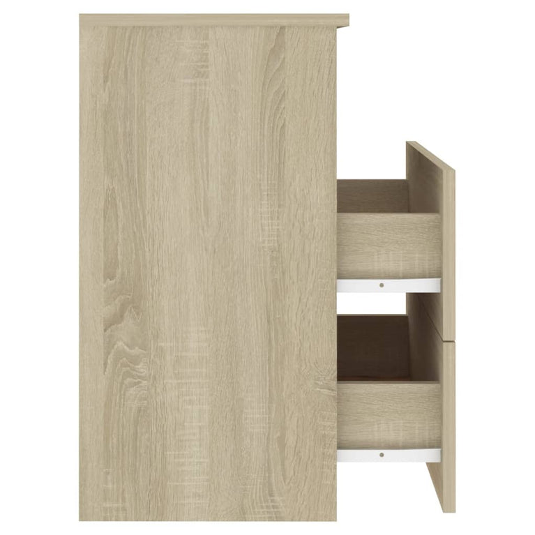 Nachtkastjes 2 st 50x32x60 cm sonoma eikenkleurig MeubelReus