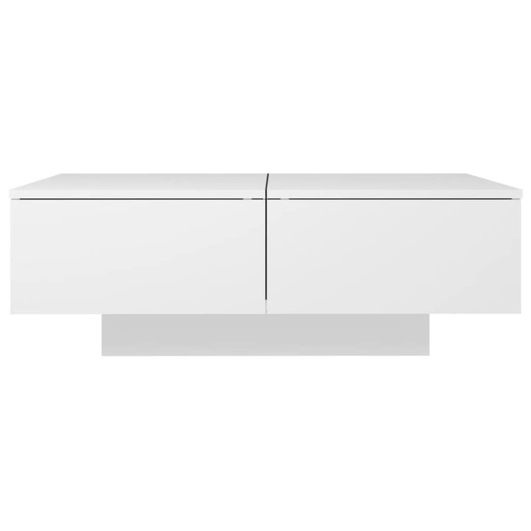 Salontafel 90x60x31 cm bewerkt hout wit MeubelReus