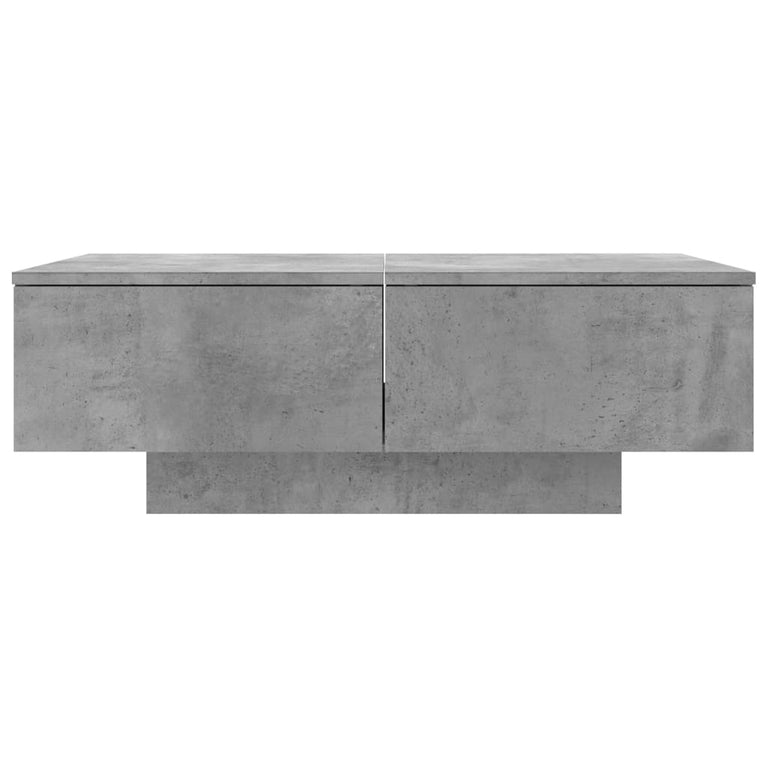 Salontafel 90x60x31 cm spaanplaat betongrijs MeubelReus