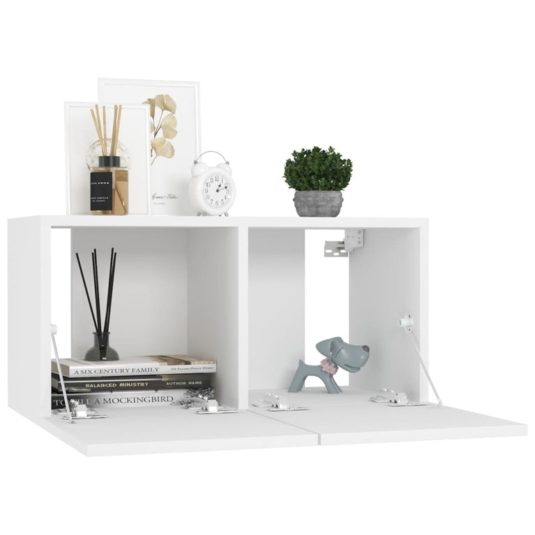 TV-hangkasten 3 st 60x30x30 cm wit MeubelReus