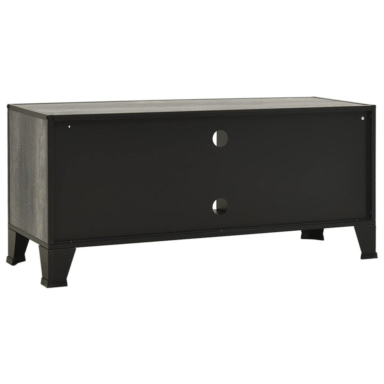 Tv-meubel 105x36x47 cm metaal en MDF grijs MeubelReus