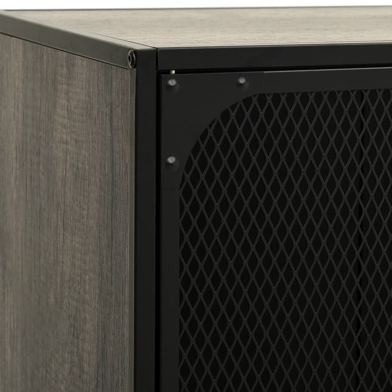 Tv-meubel 105x36x47 cm metaal en MDF grijs MeubelReus