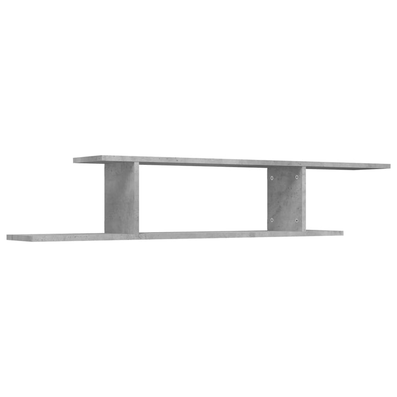 Tv-wandschap 125x18x23 cm spaanplaat betongrijs MeubelReus