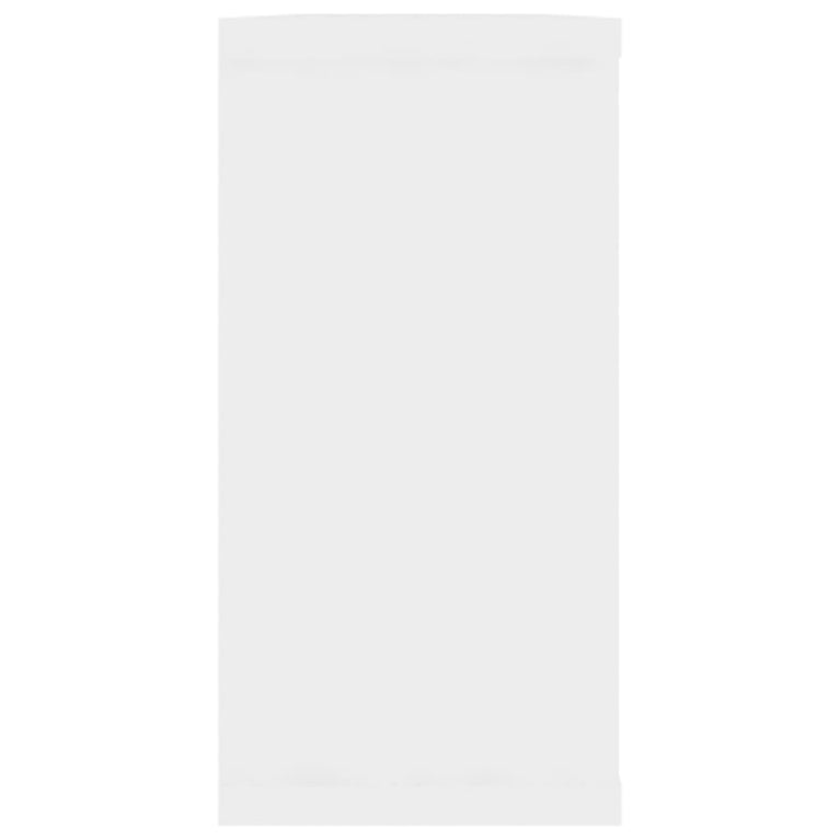 Wandschappen kubus 2 st 100x15x30 cm bewerkt hout wit MeubelReus