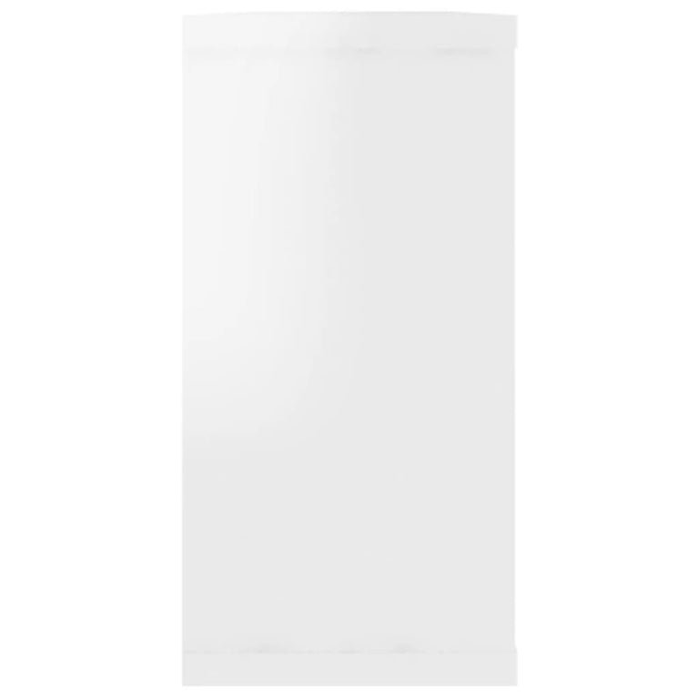 Wandschappen kubus 4 st 100x15x30 cm spaanplaat hoogglans wit MeubelReus