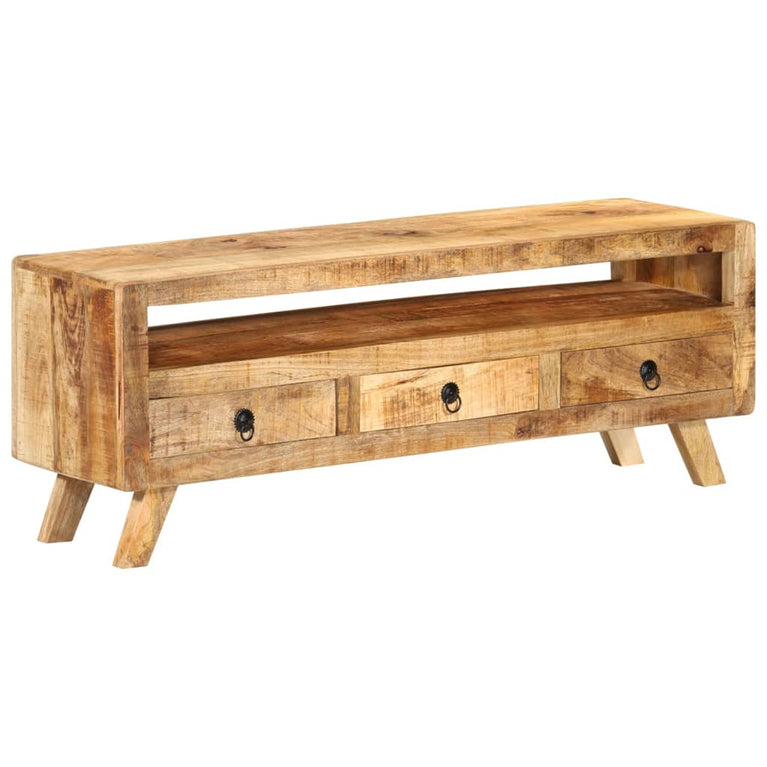 Tv-meubel 110x30x40 cm massief mangohout MeubelReus