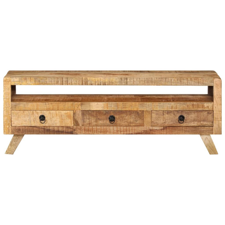 Tv-meubel 110x30x40 cm massief mangohout MeubelReus