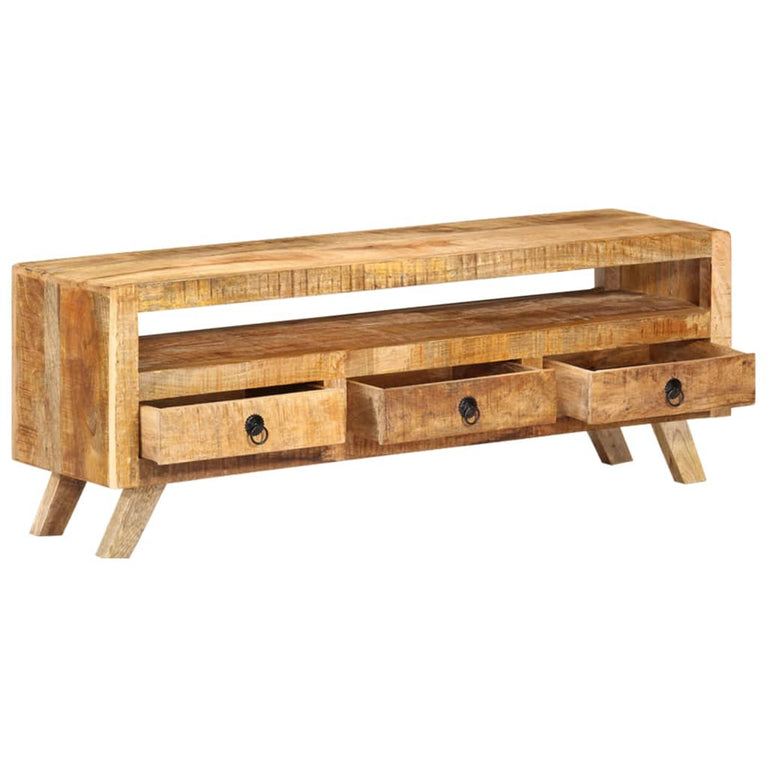 Tv-meubel 110x30x40 cm massief mangohout MeubelReus