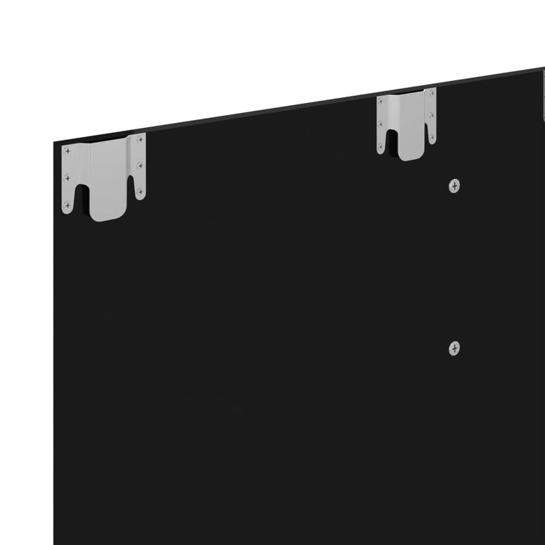 Tv-wandmeubel 102x23,5x90 cm spaanplaat hoogglans zwart MeubelReus