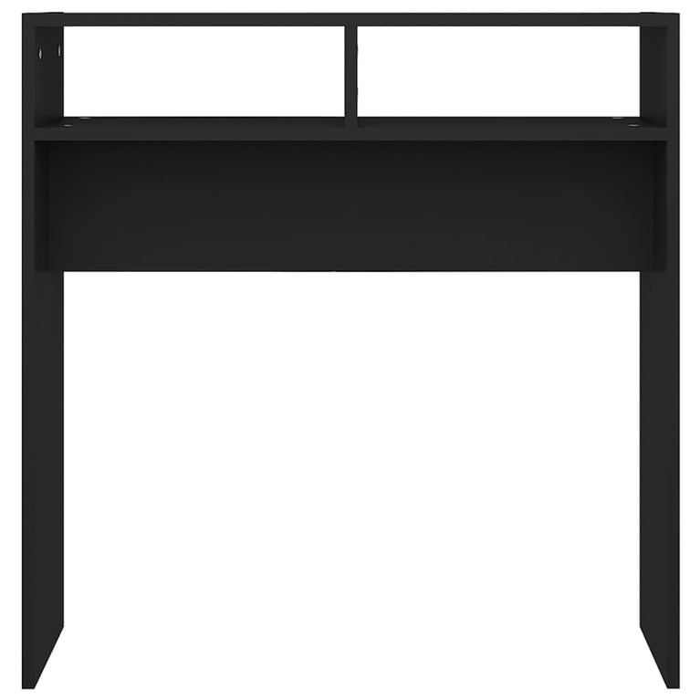 Wandtafel 78x30x80 cm bewerkt hout zwart MeubelReus