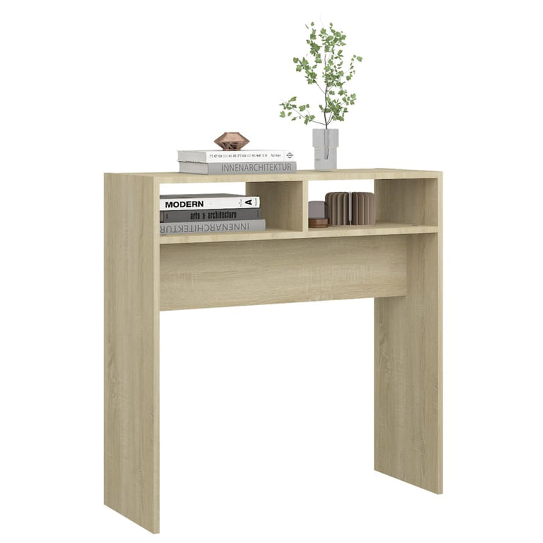 Wandtafel 78x30x80 cm spaanplaat sonoma eikenkleurig MeubelReus