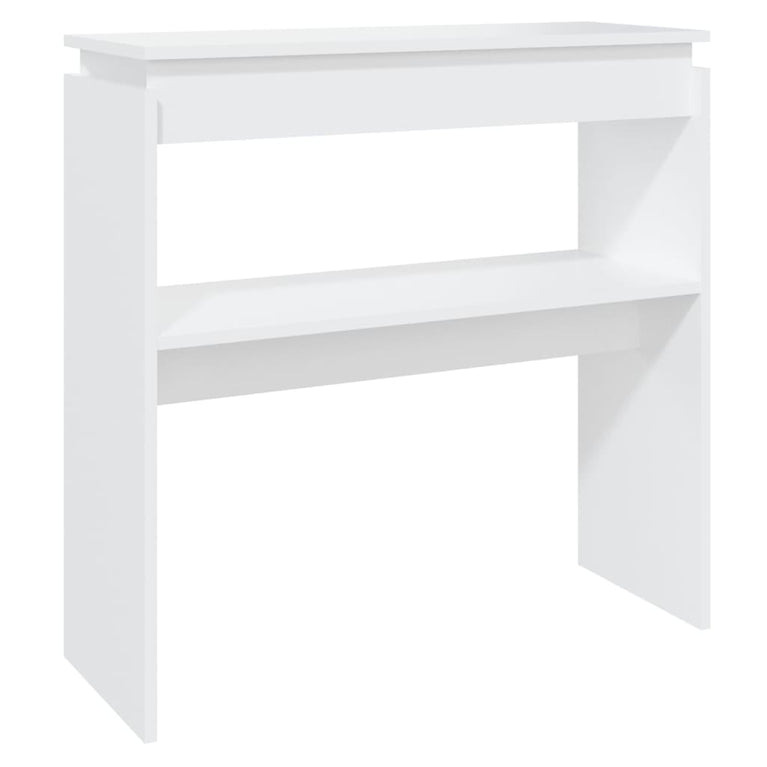 Wandtafel 80x30x80 cm spaanplaat wit MeubelReus