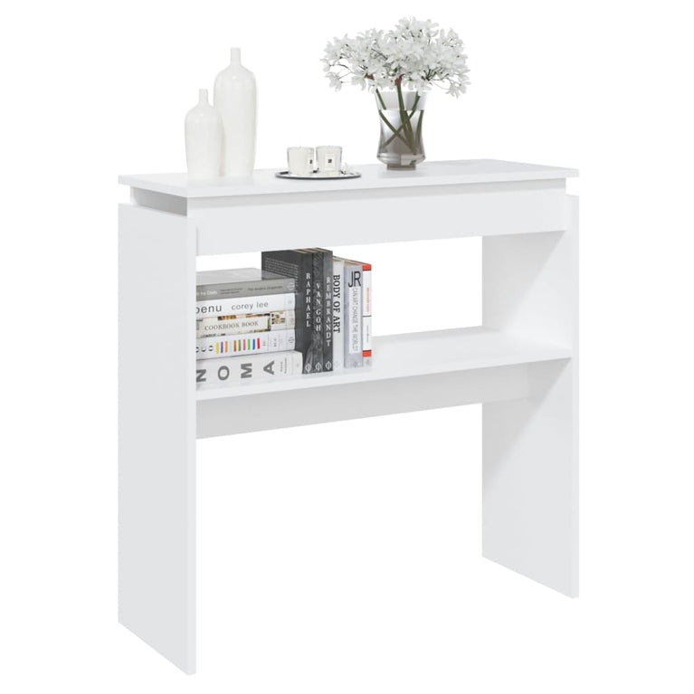 Wandtafel 80x30x80 cm spaanplaat wit MeubelReus