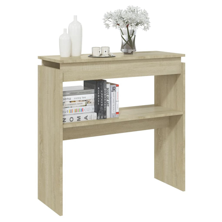 Wandtafel 80x30x80 cm spaanplaat sonoma eikenkleurig MeubelReus