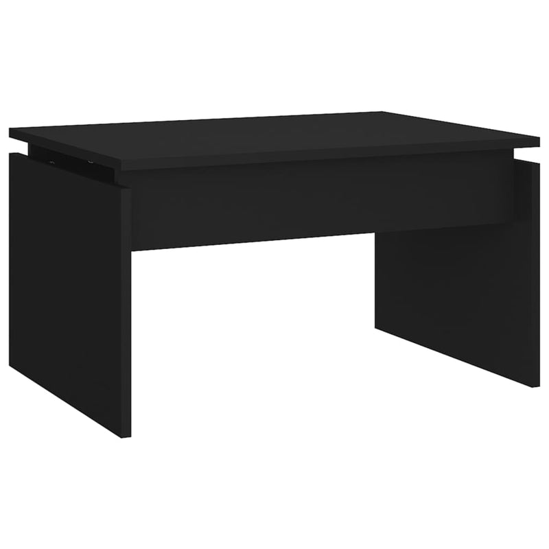Salontafel 68x50x38 cm spaanplaat zwart MeubelReus